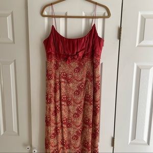 Carmen Marc Valvo Vintage Babydoll Beaded Gown